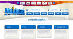Desktop Screenshot of alditintas.com